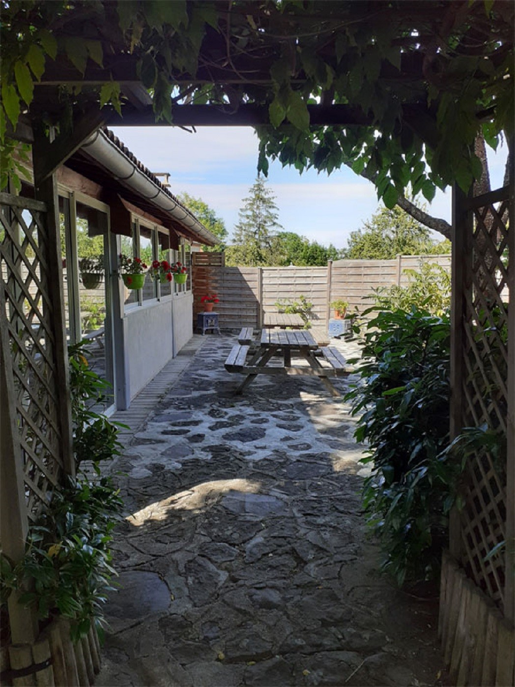 Gîte "Mont Carmel" : The terrace