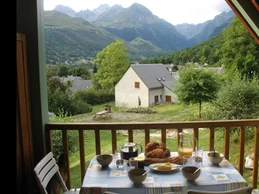 Petit déjeuner sur le balcon