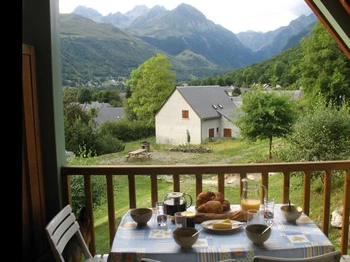 Petit déjeuner sur le balcon