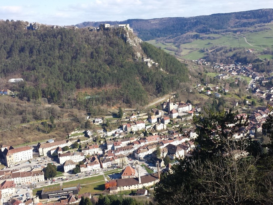 Salins view Fort Saint André