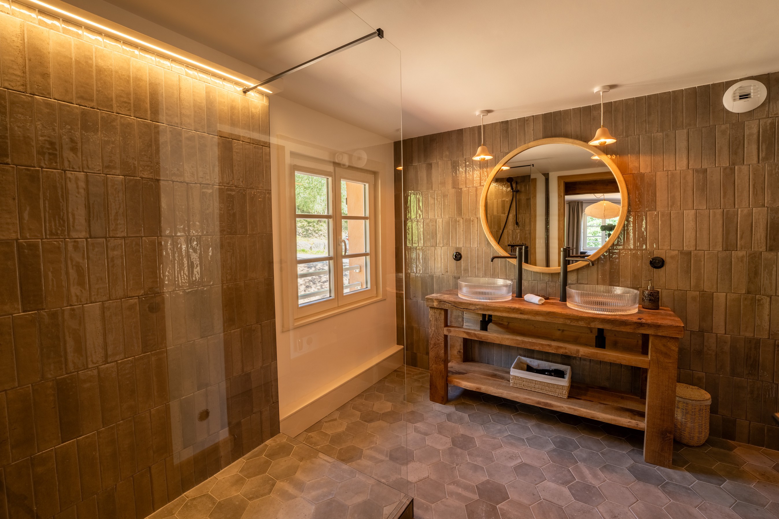 Léonie bedroom shower room - Ferme Emeraude, Gérardmer