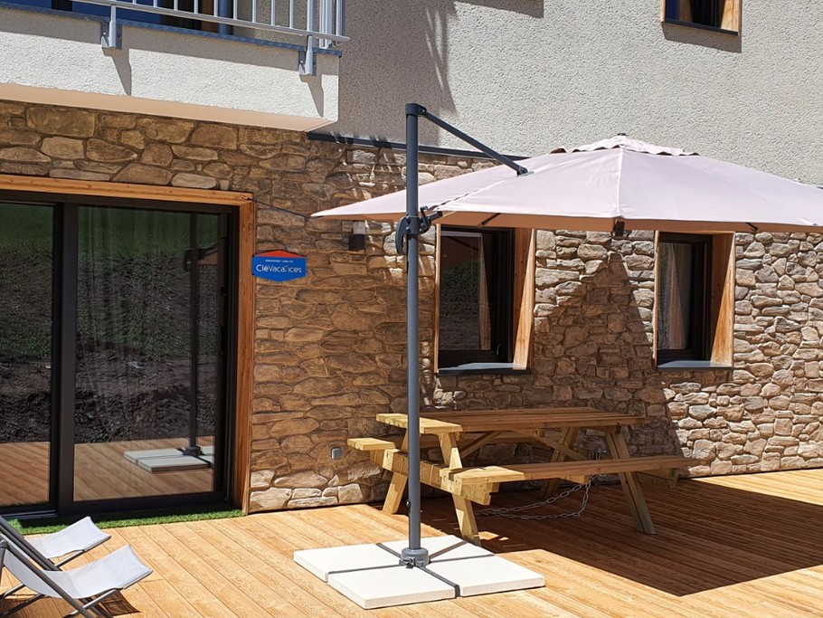 Résidence les Vallons : Appartement rdc dans Résidence haut de gamme, 43 m2 4/6 personnes, 2 chambres, terrasse 30 m2, vue piste de ski à Ancelle