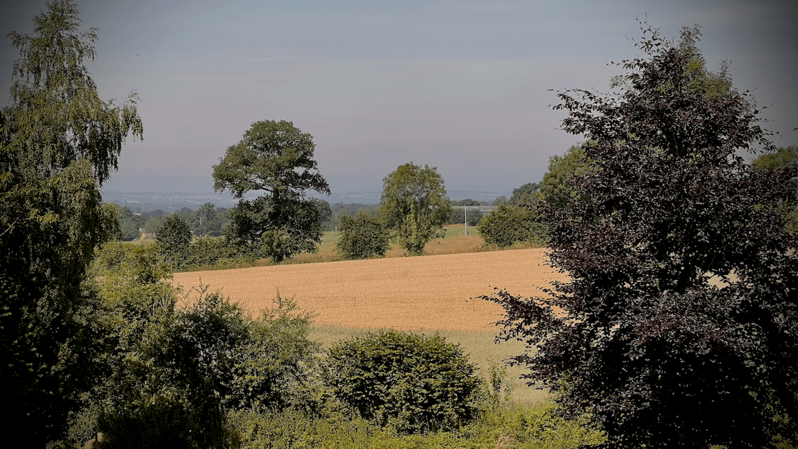 Vue sur la campaign environnante
