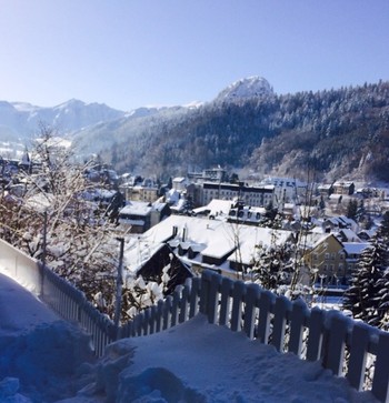 Vue de notre propriété, vue panoramique + endroit où vous passez pour aller dans notre jardin commun