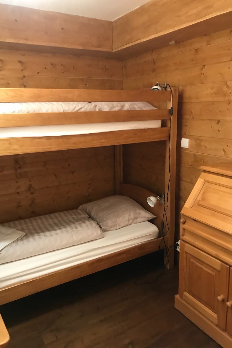 Chambre à lits superposés.