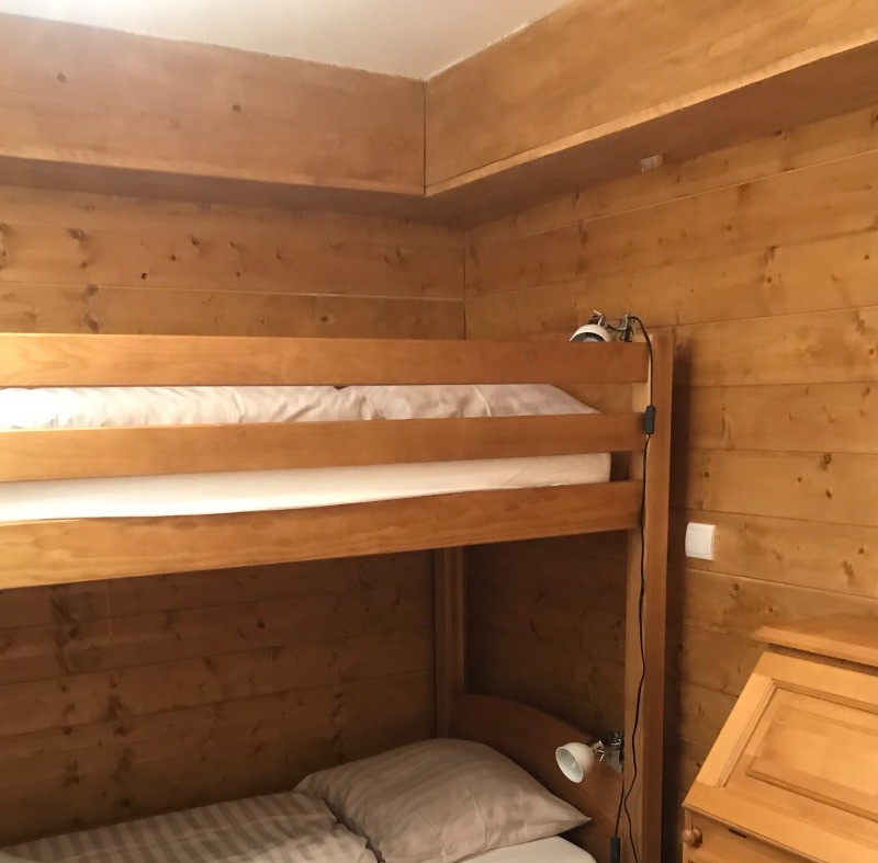 Chambre à lits superposés.