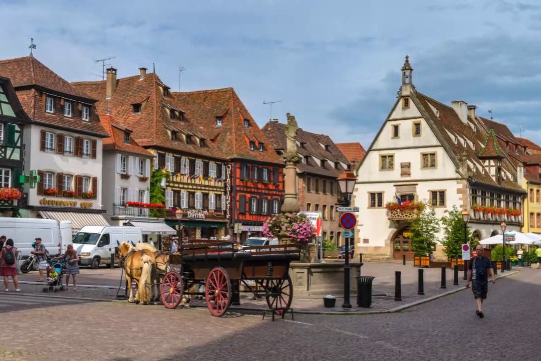 Place du marché d'Obernai