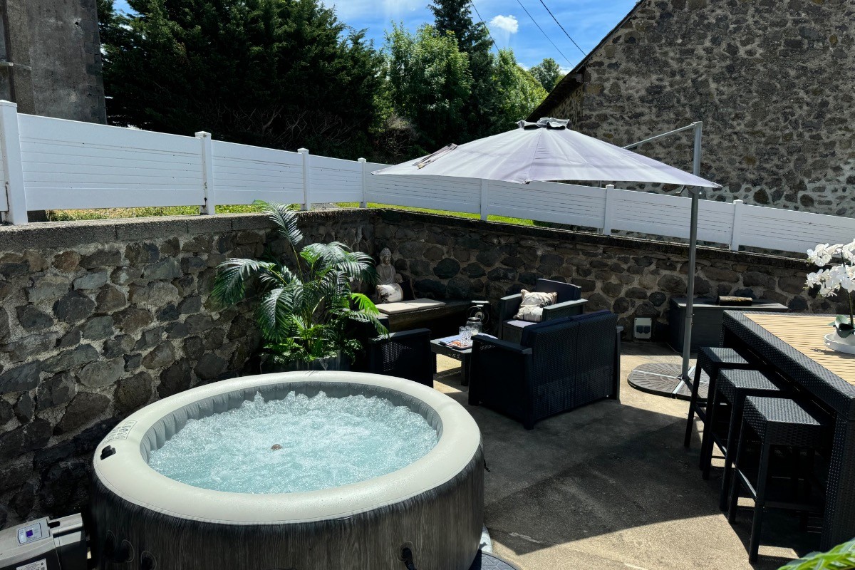 Terrasse avec SPA