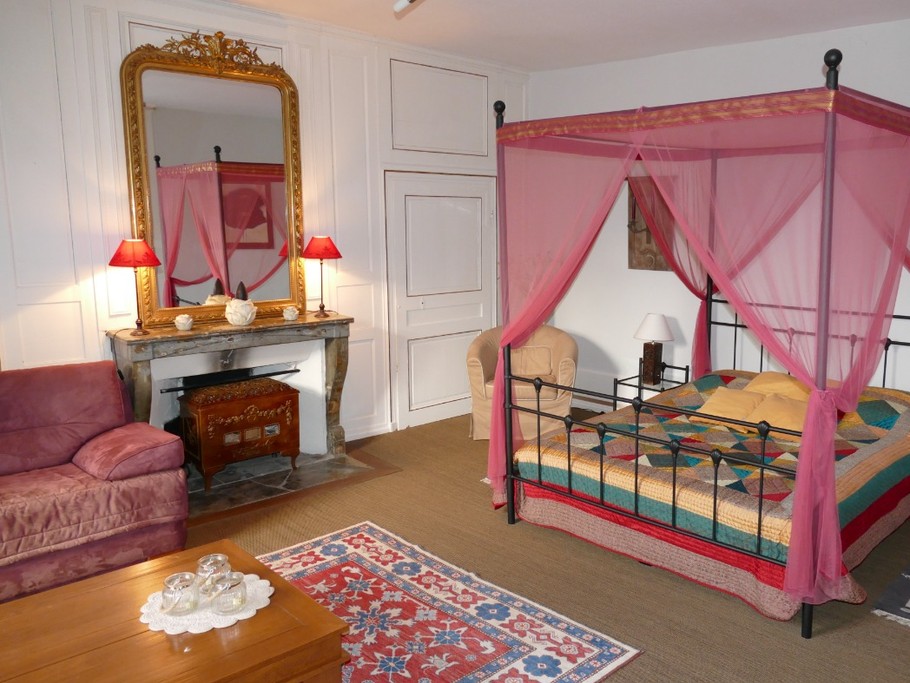 La chambre en rez-de-jardin