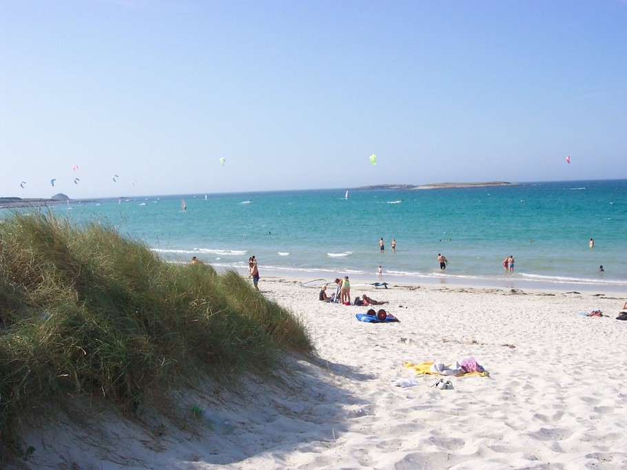 Plage des trois moutons Lampaul Ploudalmézeau Finistère Bretagne