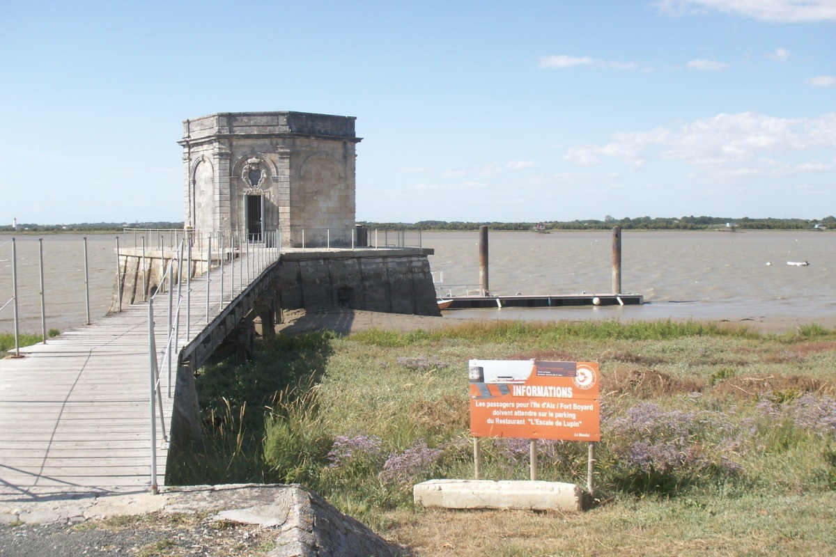 Fort Lupin - accès à l'ile d'Aix en Charente maritime