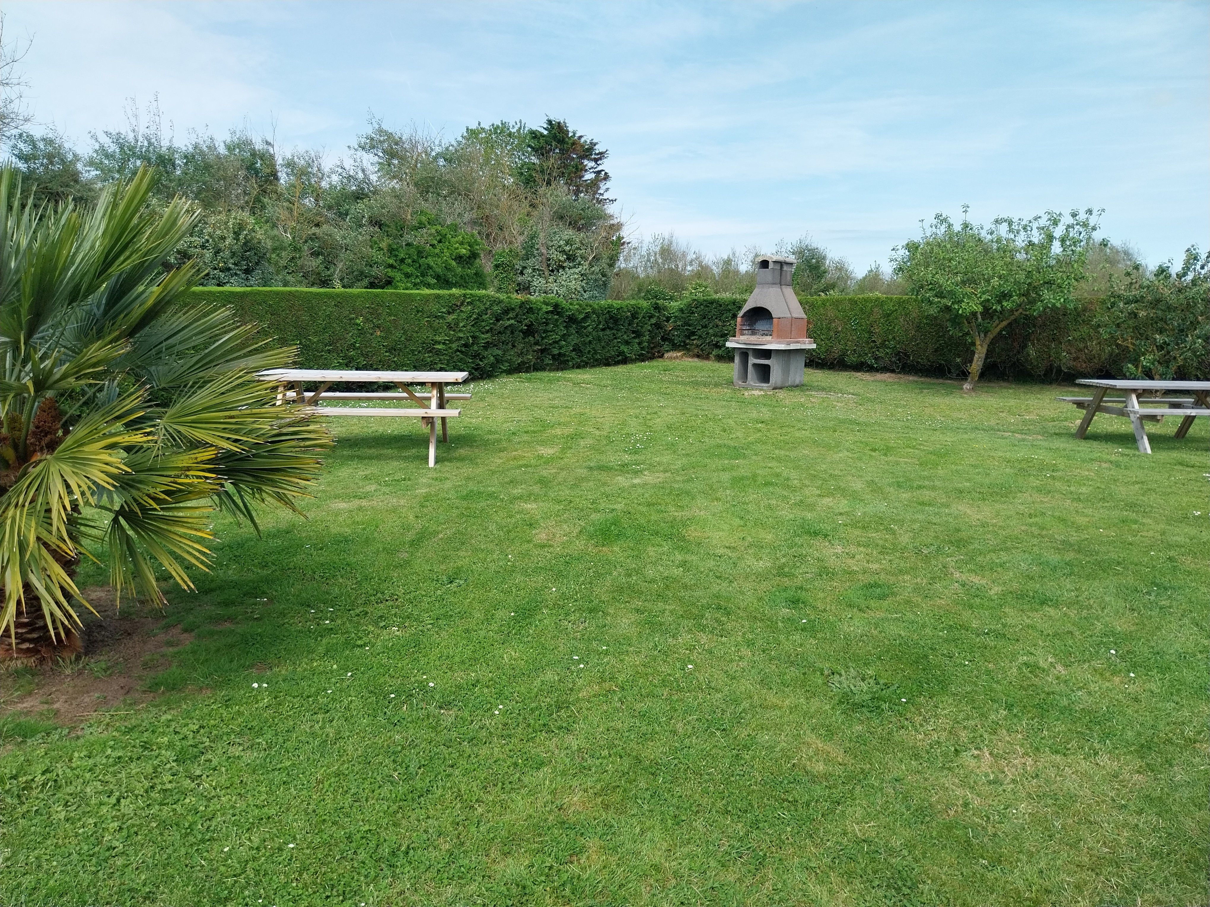 Barbecues colletifs dans le jardin