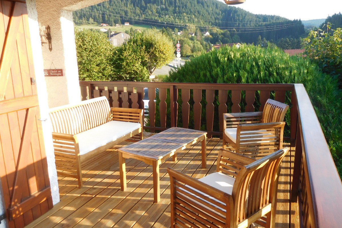 Terrasse - Gîte Sunny Hill