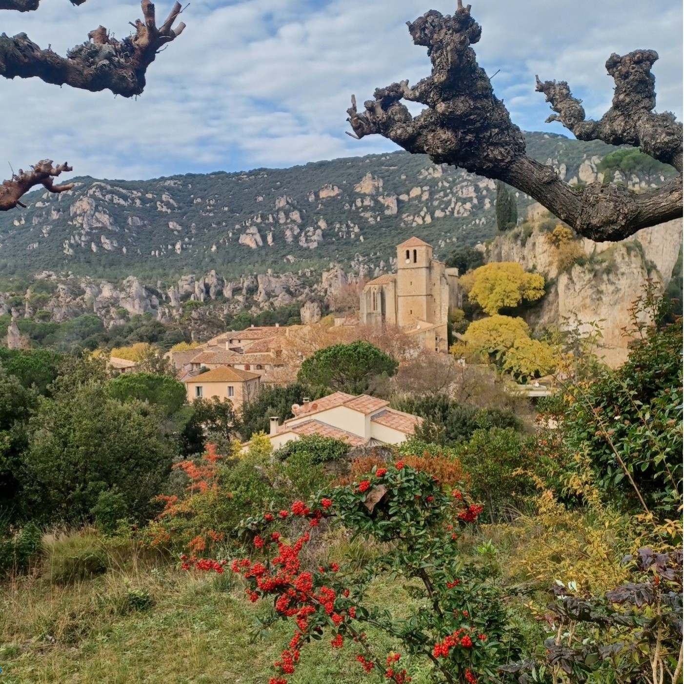 Vue du village a 800m