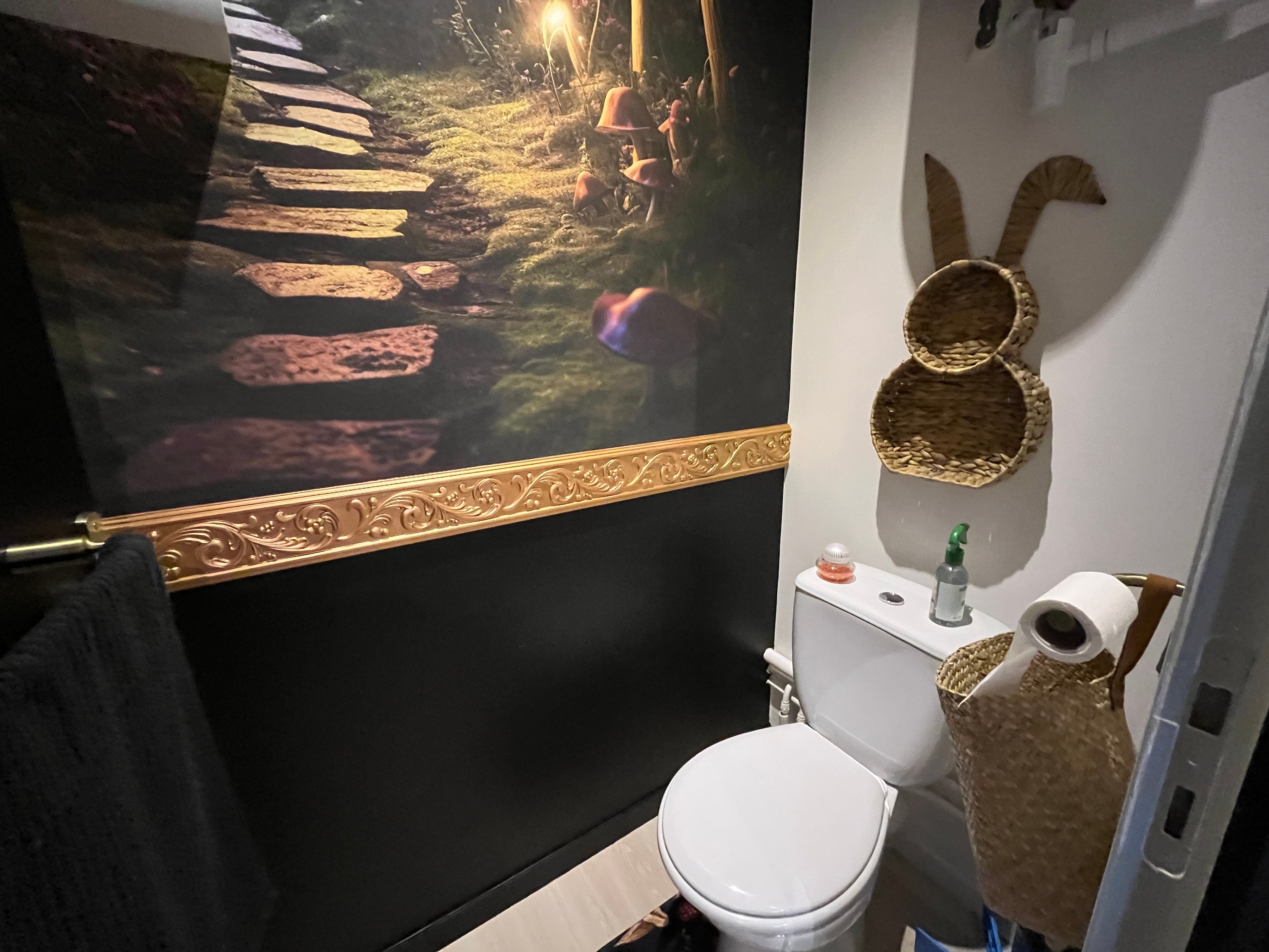 Le terrier aux merveilles Menil Hubert Location de vacances insolite w.c