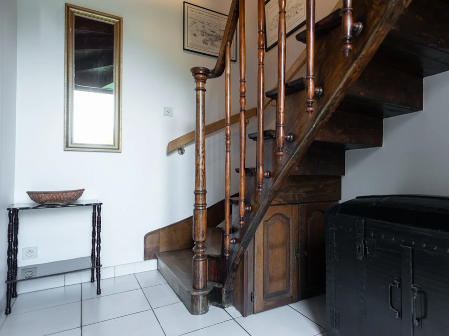 Entrée. Les Montbretias.