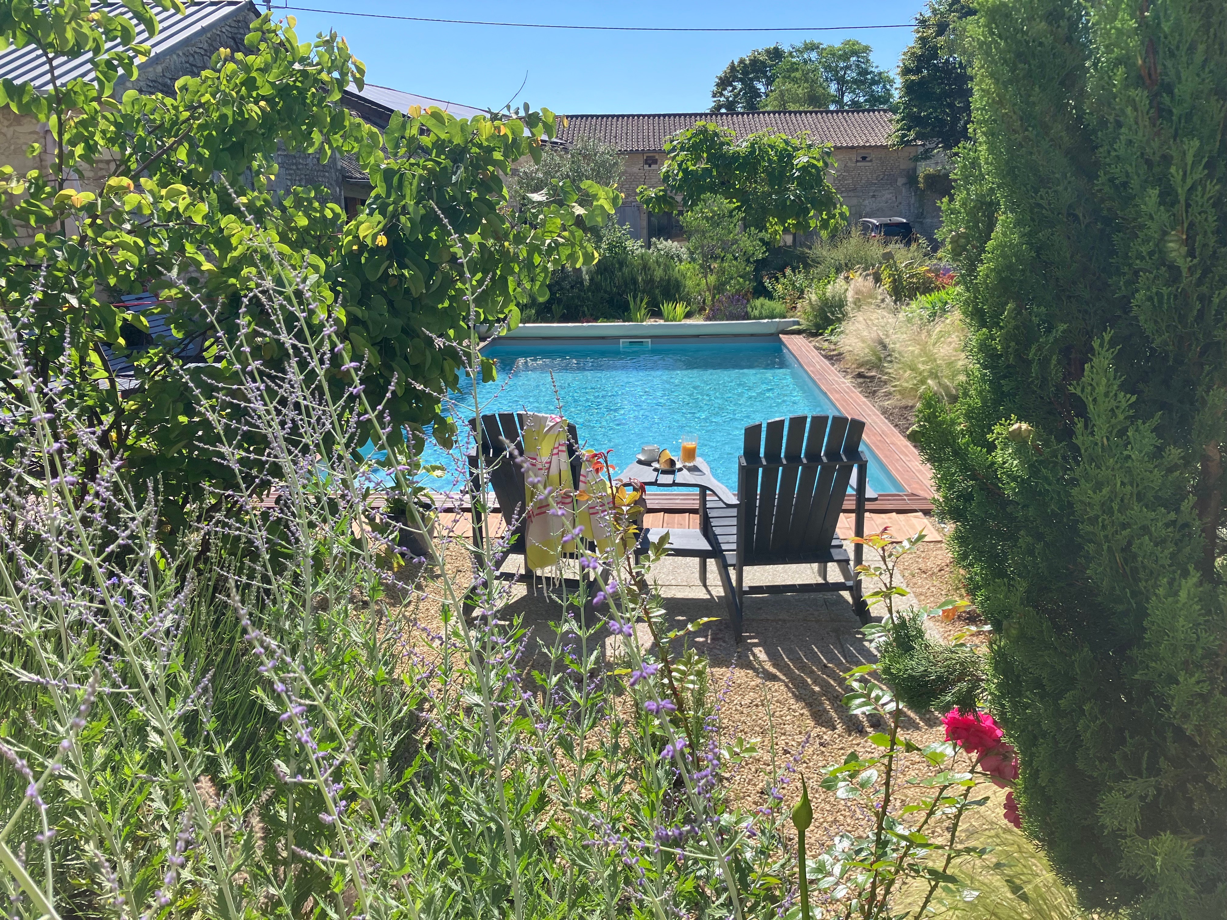 Vue de la piscine