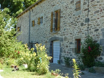 devant de porte fleurie