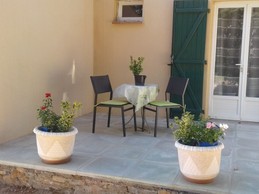 La terrasse privative, Gîte Campagne Chasteuil (Var, Provence)