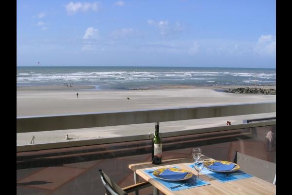 terrace with sea view