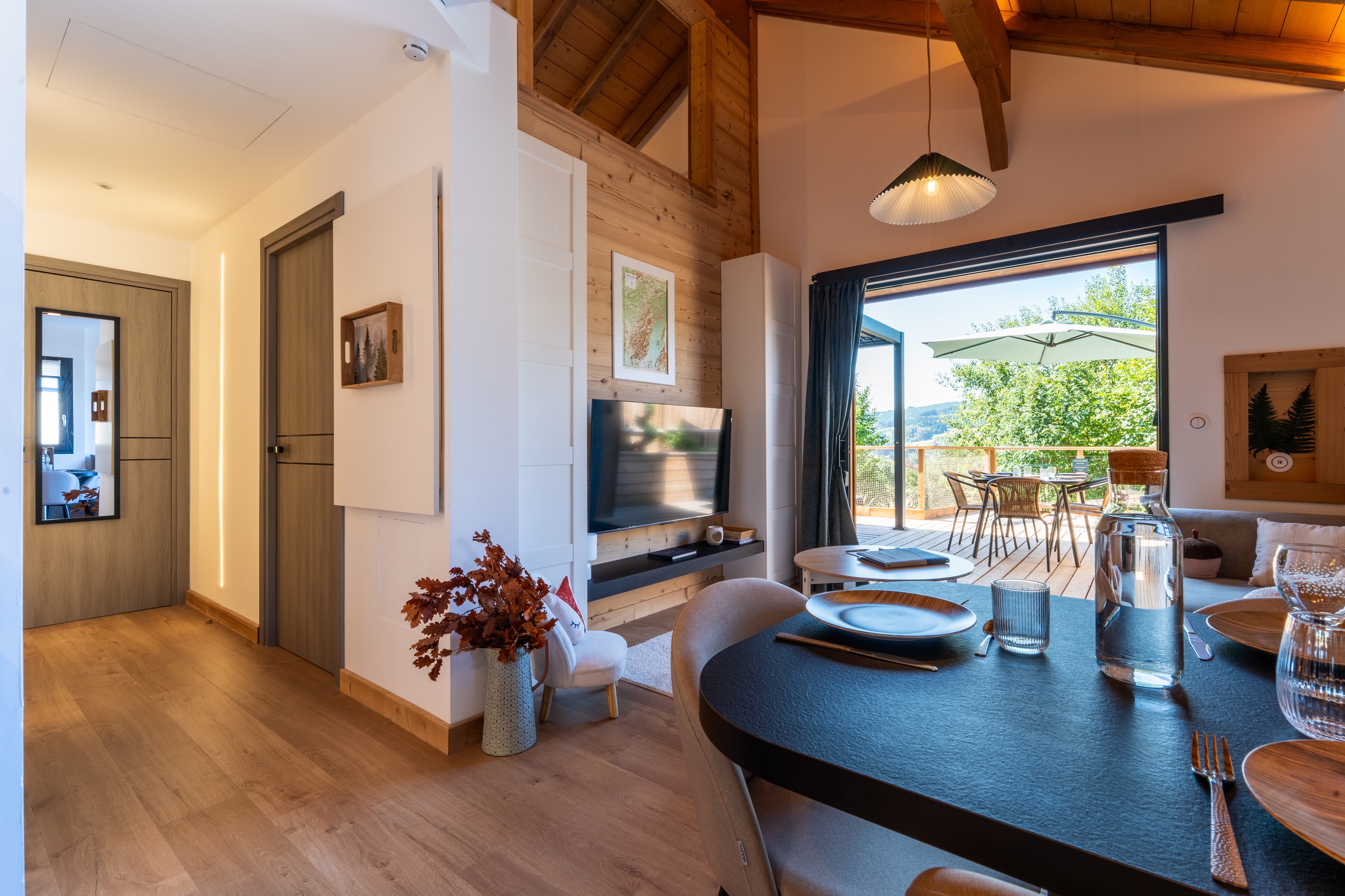 Pièce de vie - Chalet Forest Family - Domaine Epic Chalets