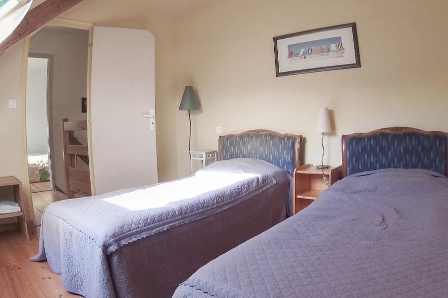 Bienvenue à bord, location, appartement, Pléneuf Val André, Bidan Claudine, chambre double