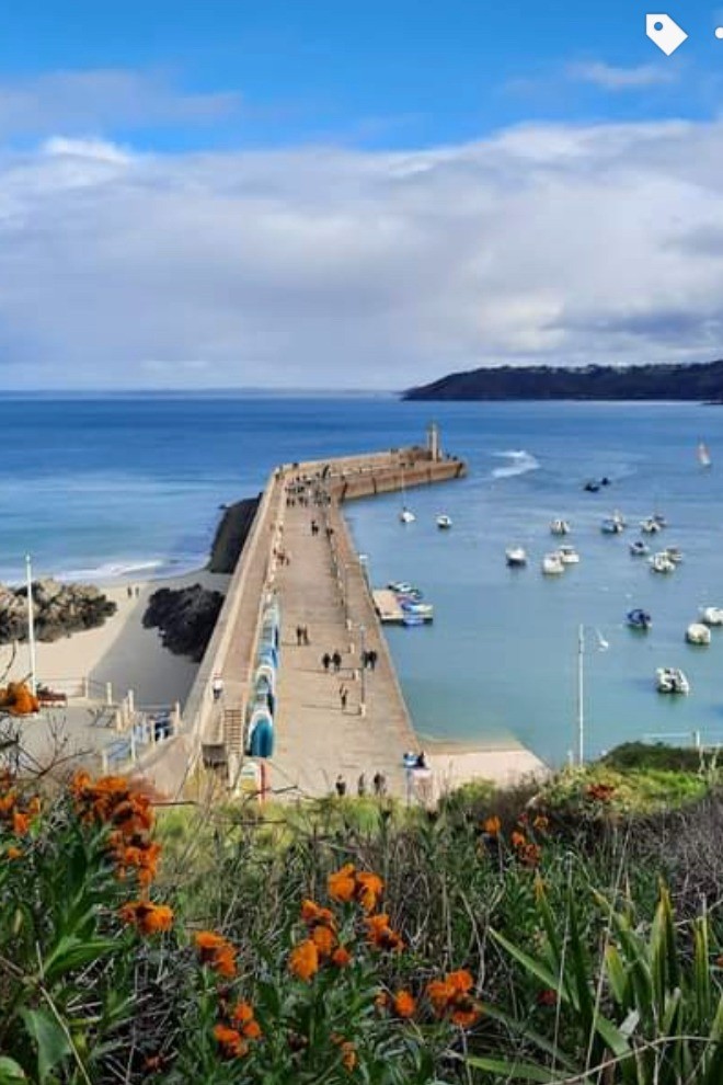 Le petit port de Binic- Apt. de charme 2 pers, vue mer - Plage des Rosaires à PLERIN - COTES D'ARMOR ( BRETAGNE )