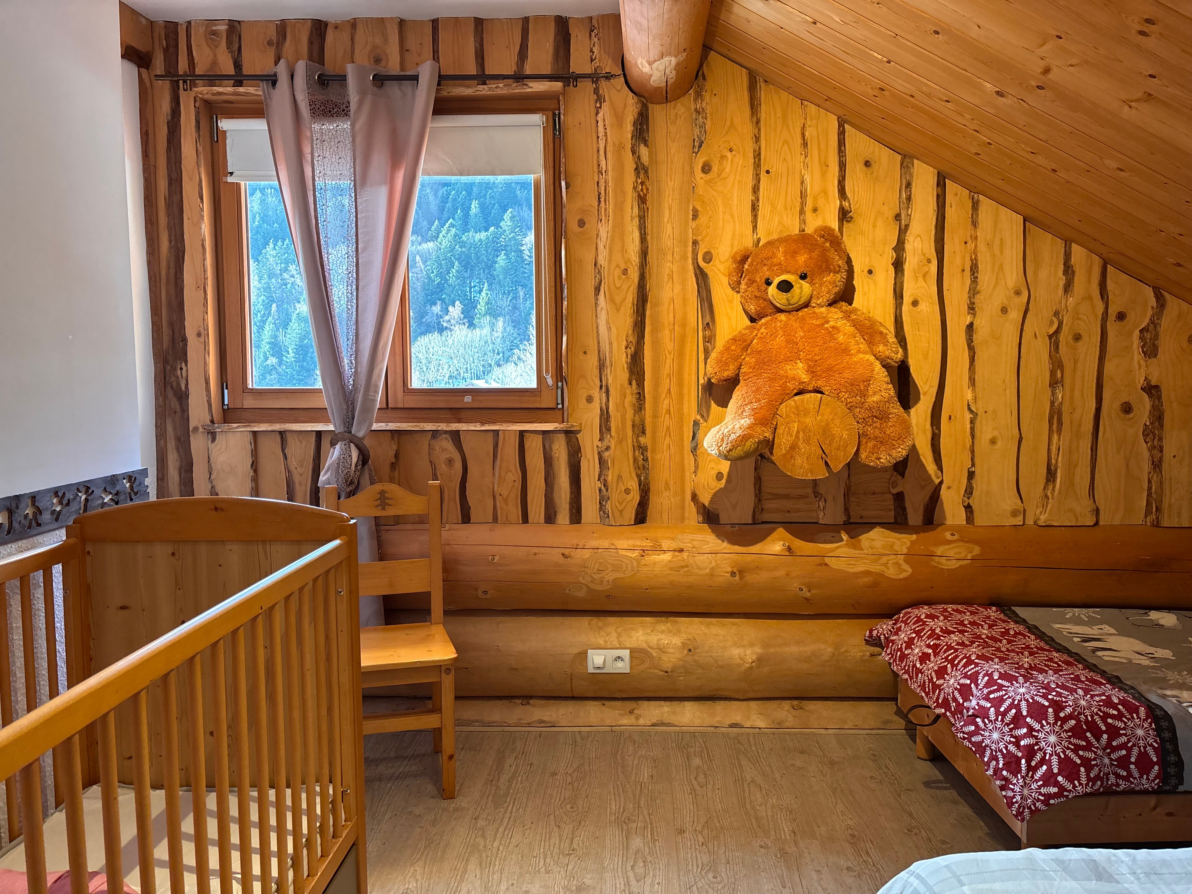 Chambre 1  - Le Chalet en rondins, La Bresse