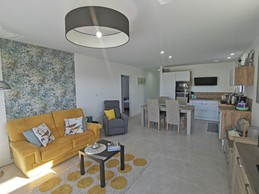 Salon avec TV, accès internet WIFI