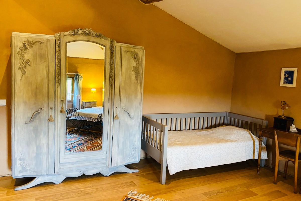 Coin chambre Cristal avec le lit simple 90/200
