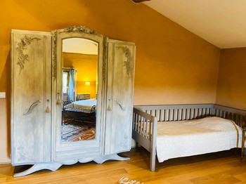 Coin chambre Cristal avec le lit simple 90/200