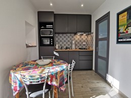 living room-kitchen