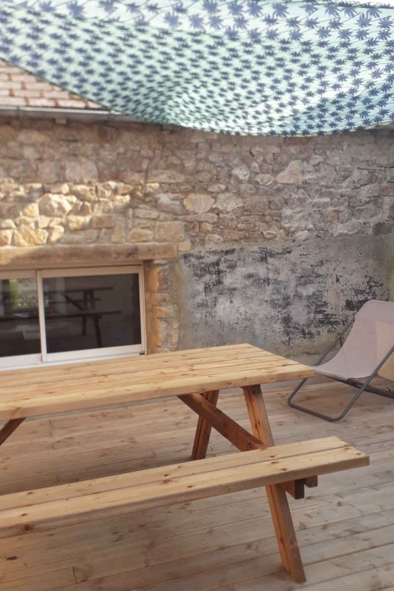 Location Paimpol Clévacances Derrien, terrasse