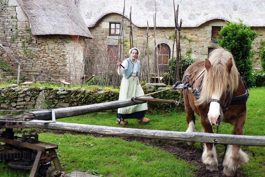 Le village de Poul Fetan à Quistinic