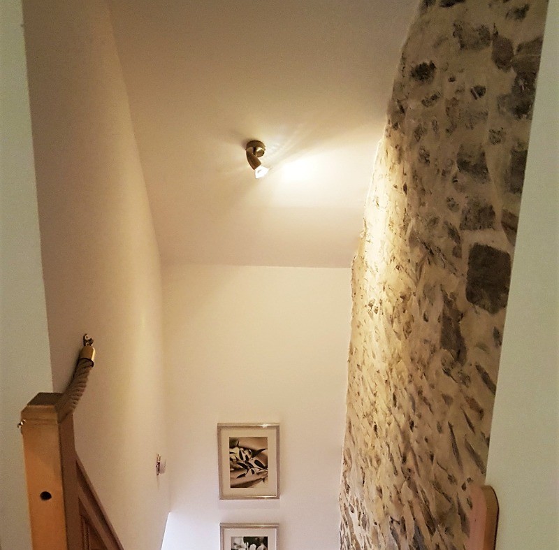 Escaliers avec portillon