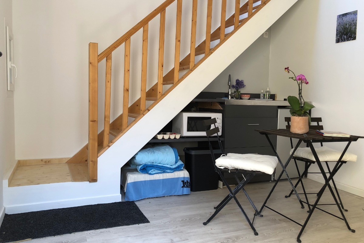 La kitchenette &amp; le coin repas