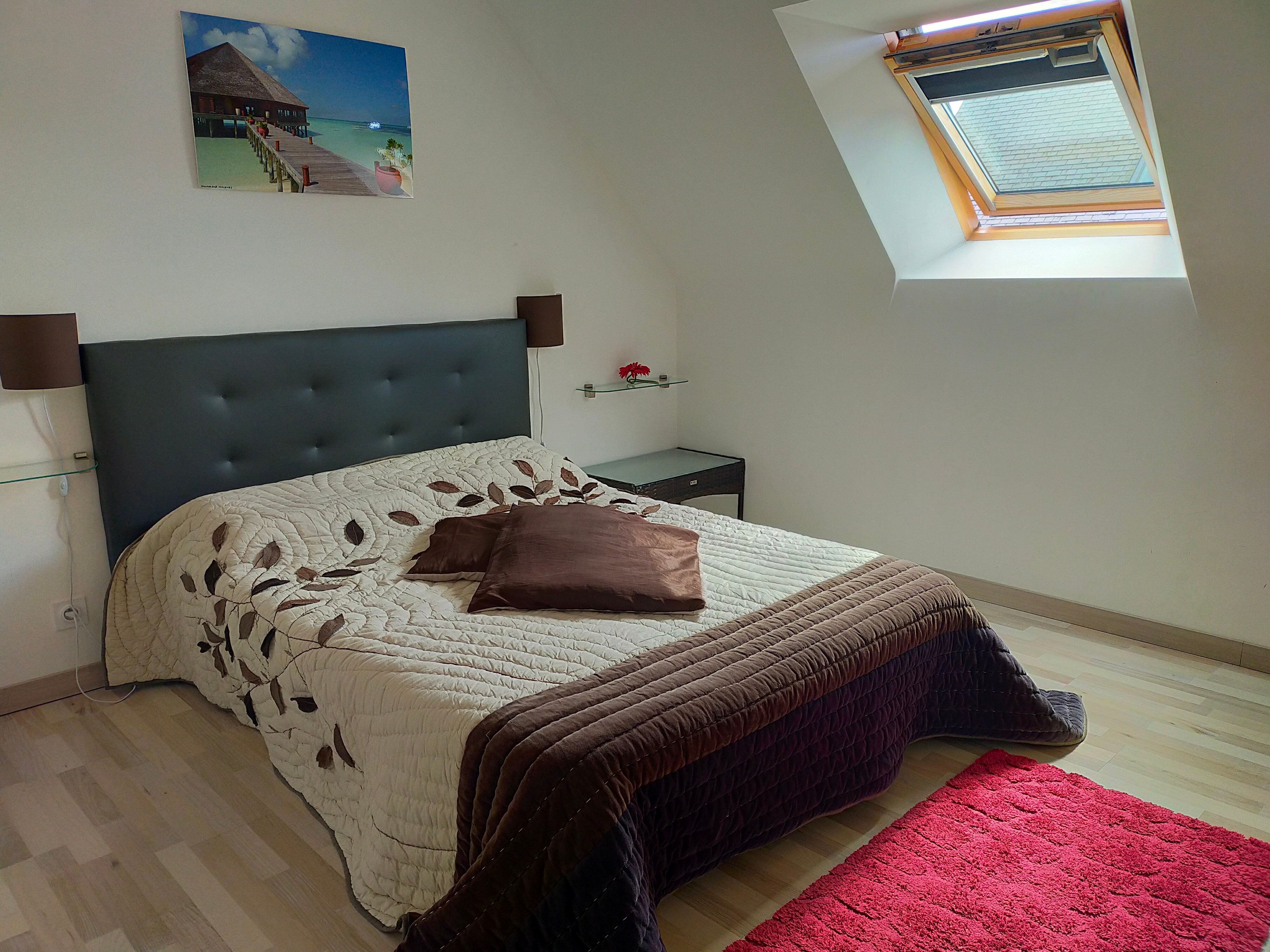 chambre lit papillon
