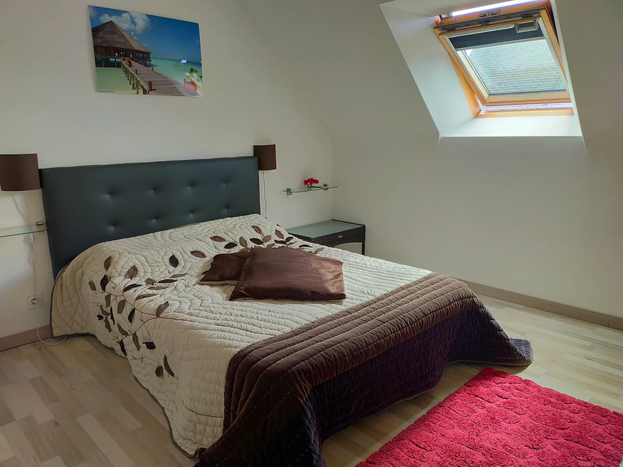 chambre lit papillon