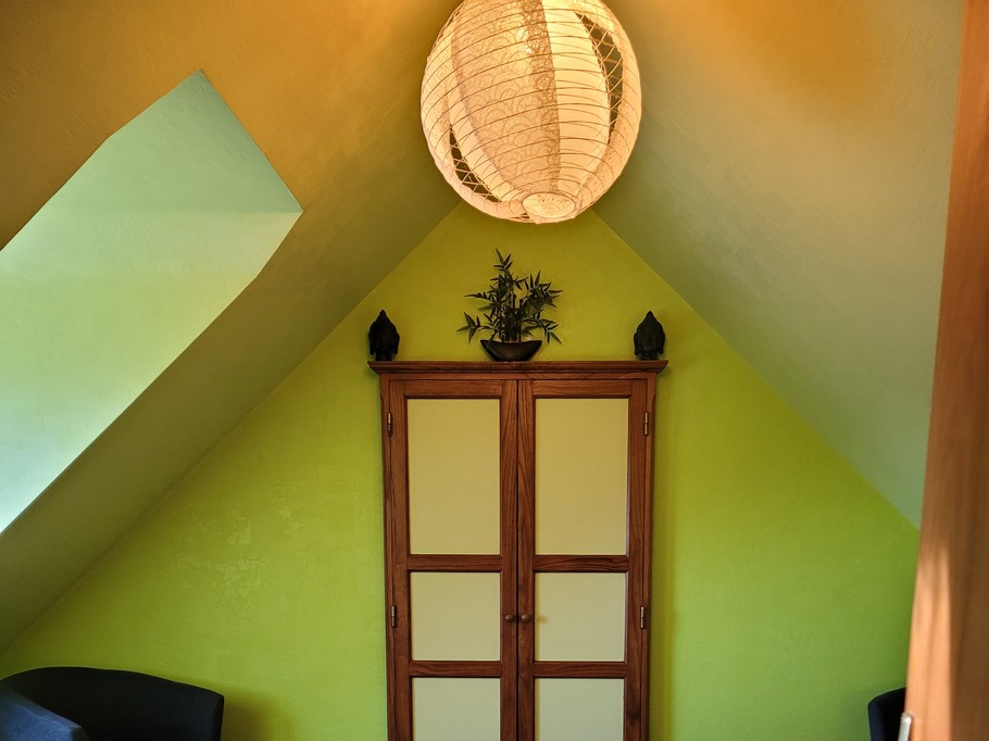 Le Grand location de vacances, Pléhedel, chambre étage avec 2 lits simples