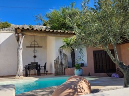 Extérieur privatif, Gîte le Mazet, Domaine la Melette