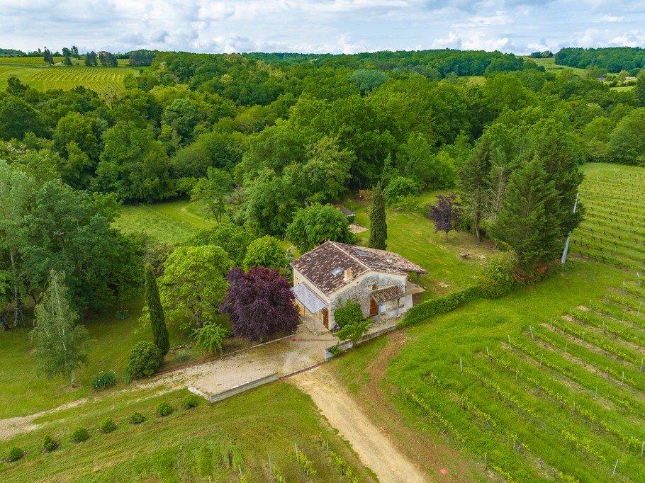 Vue depuis la route (photo drone)