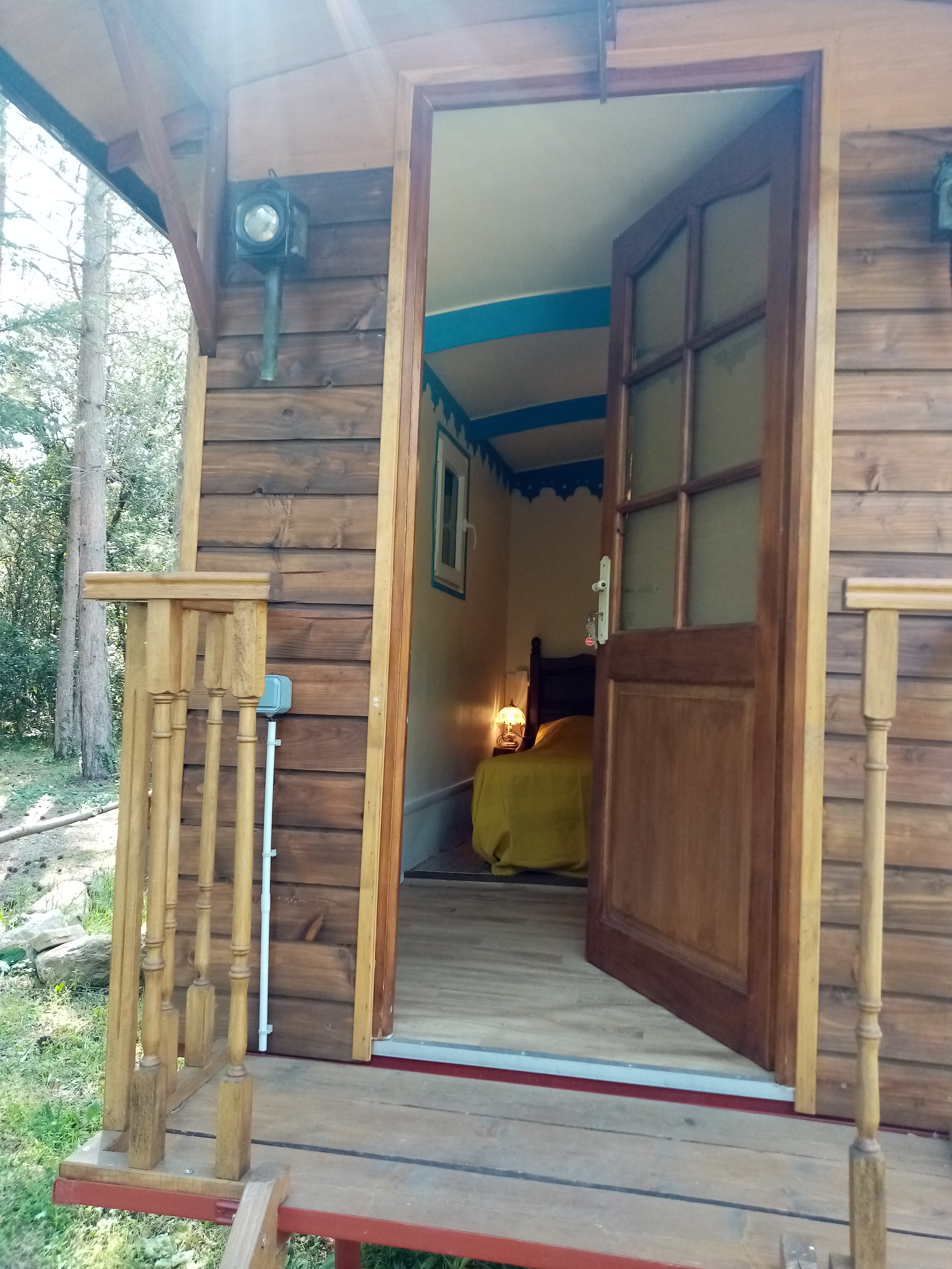 la roulotte, l'entrée