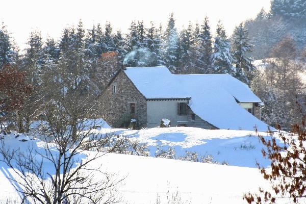 Les Roches d'Artense sous la neige