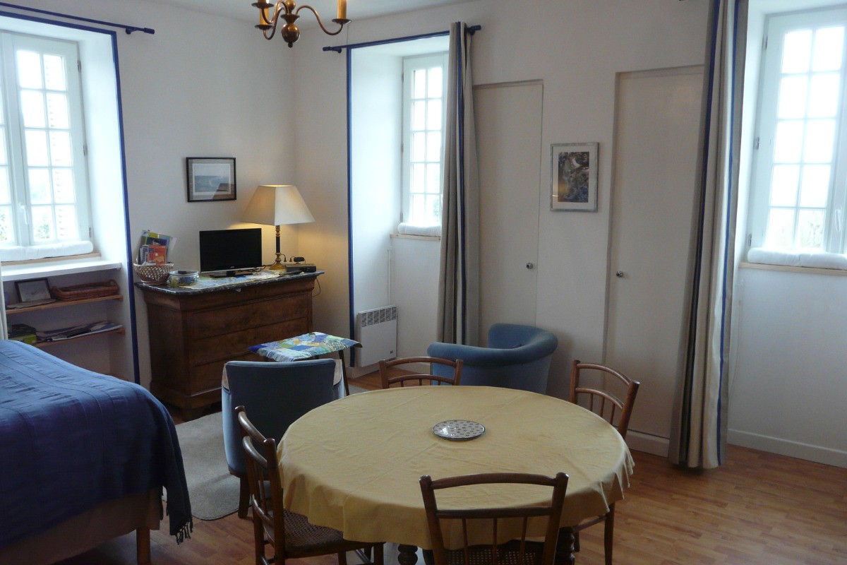 depuis l'entrée