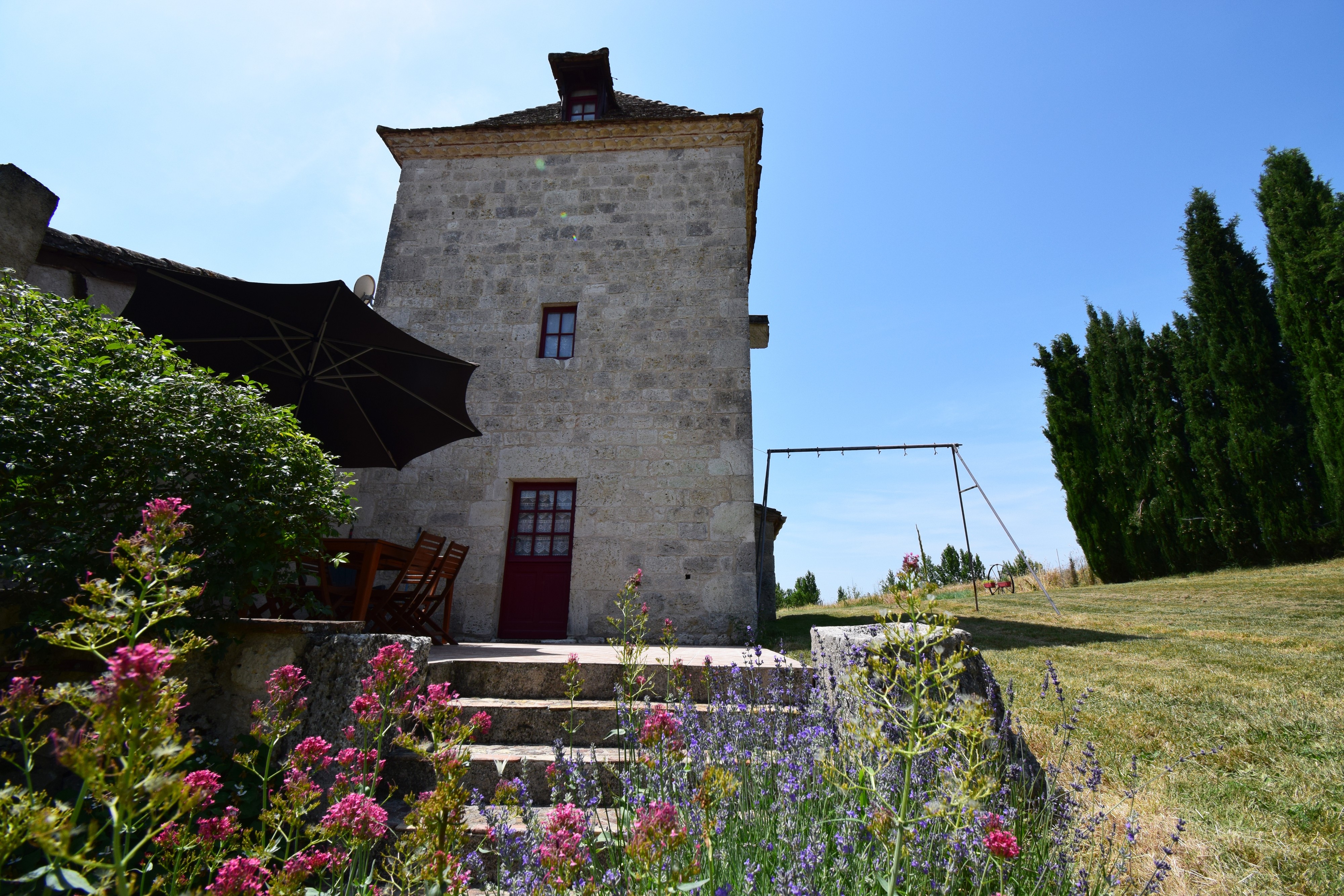 Terrasse et gîte