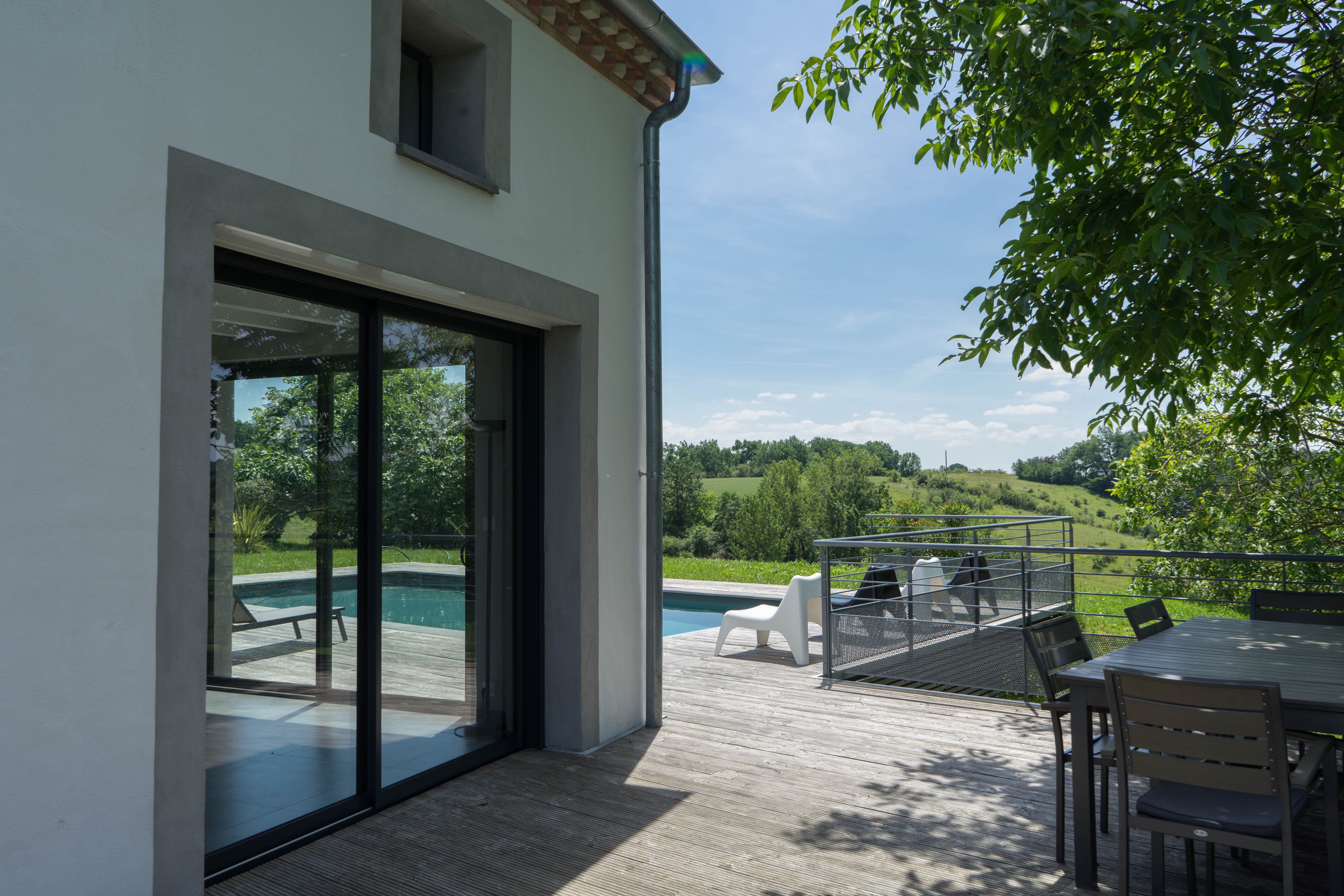 Terrasse ombragée