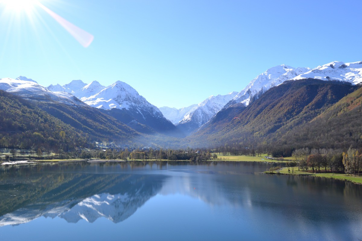 Lac de Génos-Loudenvielle en automne