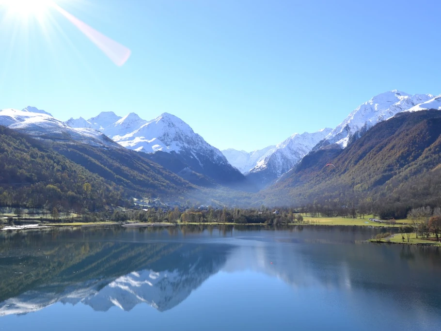 Lac de Génos-Loudenvielle en automne