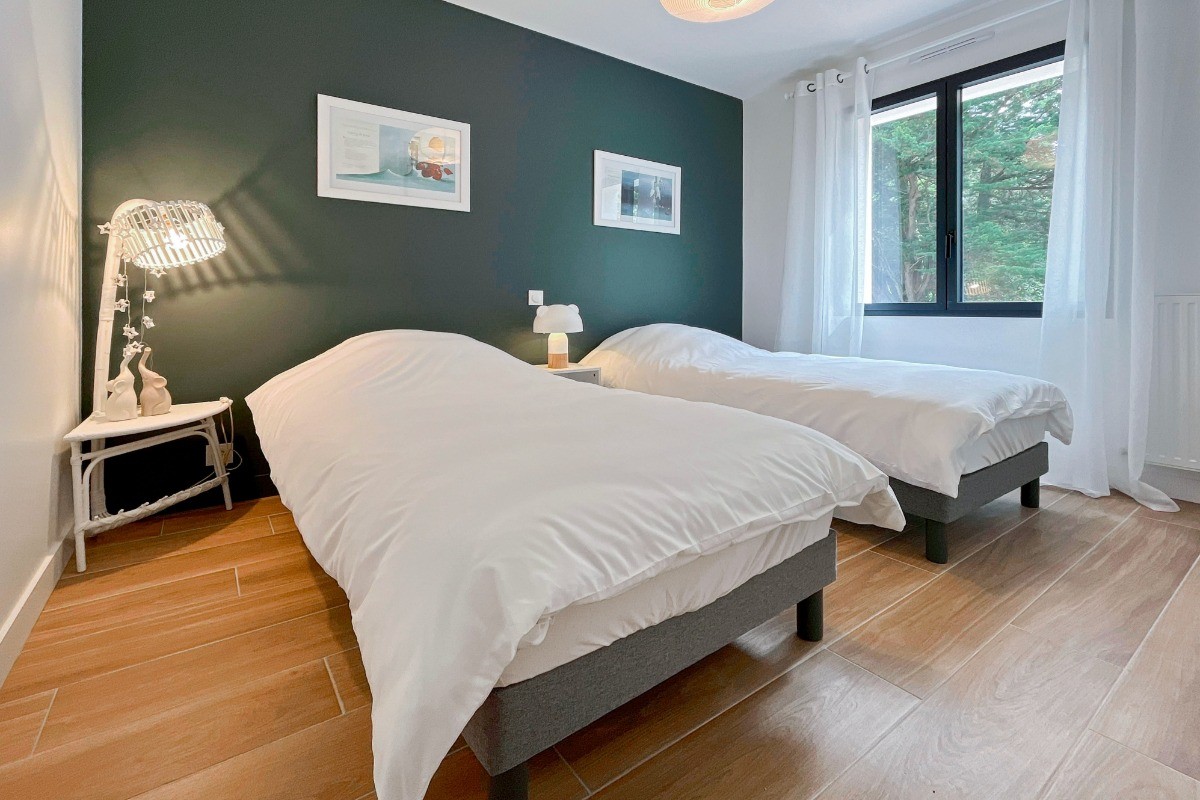 Chambre 3 avec deux lits en 90