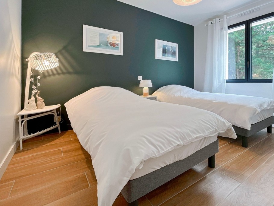 Chambre 3 avec deux lits en 90